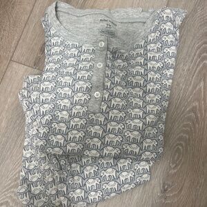 Roller rabbit kids Hathi pajamas